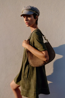 Crew Wool Newsboy Cap in Brown
