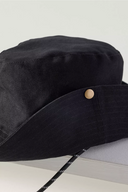 Breeze Cotton Sun Hat in Black