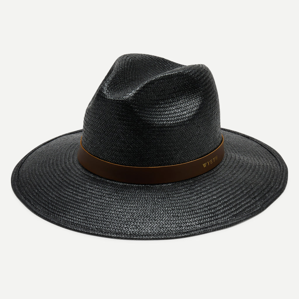 Belted Wool Panama Hat-BLACK—LAST ONE ☝️ KismetsKloset | Accessories | Belted Wool Panama  main image 4