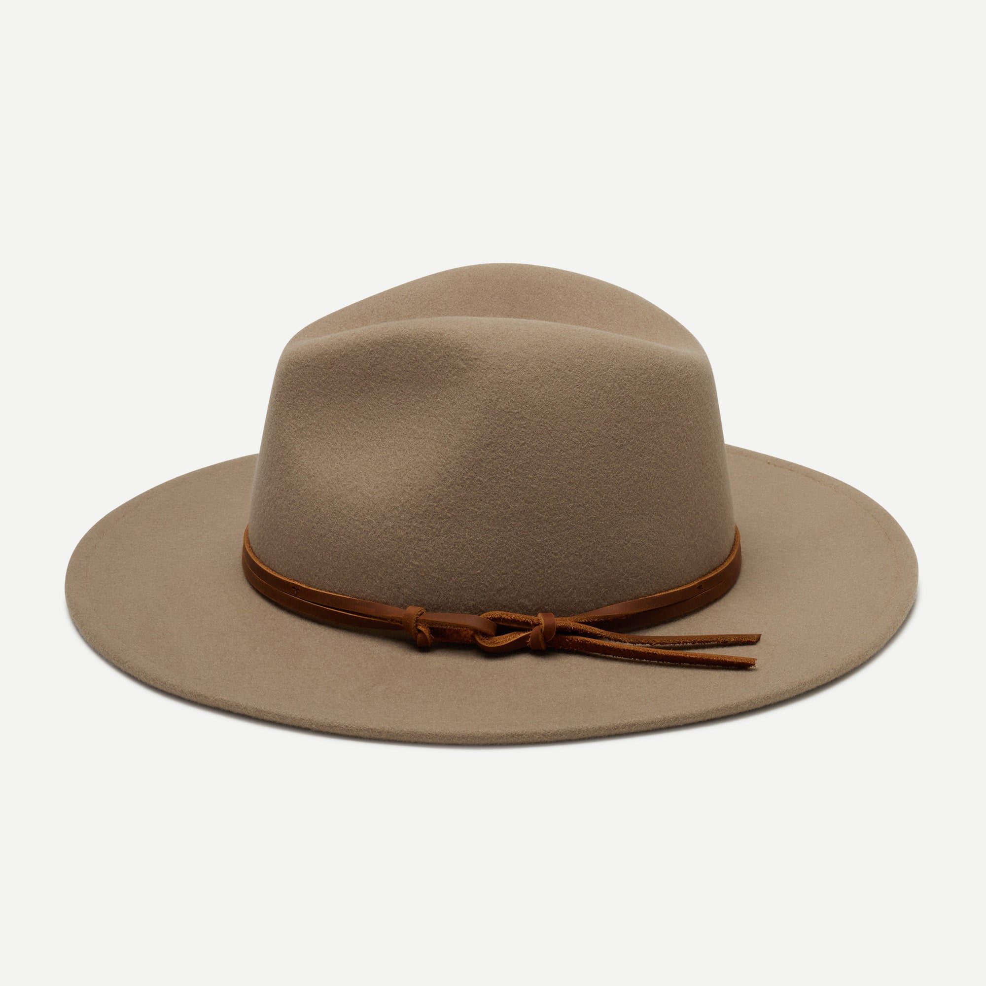Taupe Wool Felt Rancher Hat - Billie display picture 3