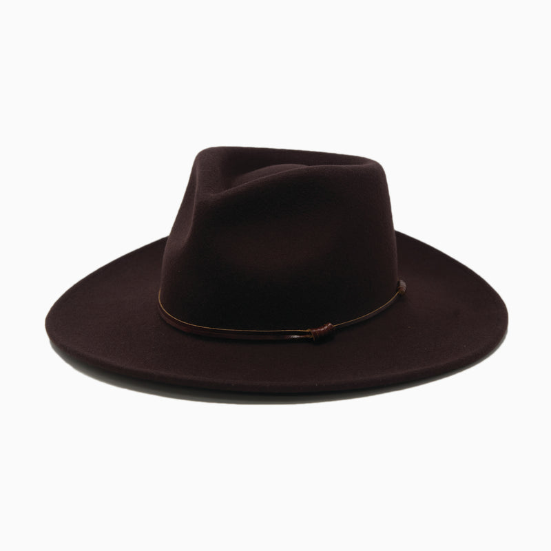 Wyeth London Wool Felt Rancher Hat in Brown