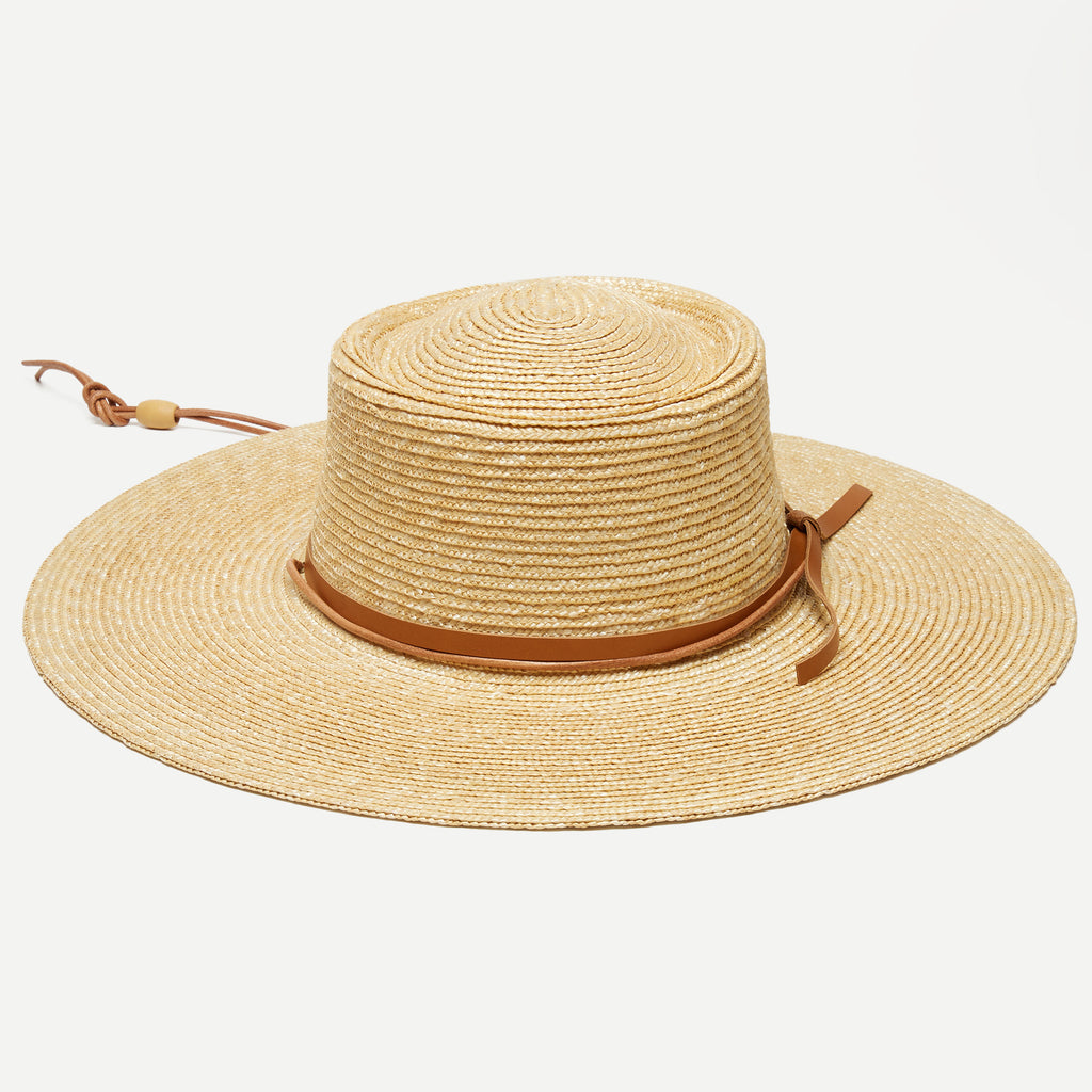 NEW! WyethWide-Brim Straw Sun Hat with Chin Ties - Sage JA1910-BRIE-SAGE.jpg?v=  main image 2