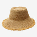 Bora Bora Raffia Bucket in Natural
