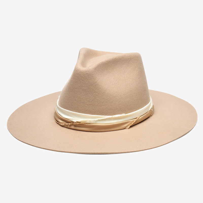 Wyeth Austin Wool Felt Rancher Hat in Taupe – brown
