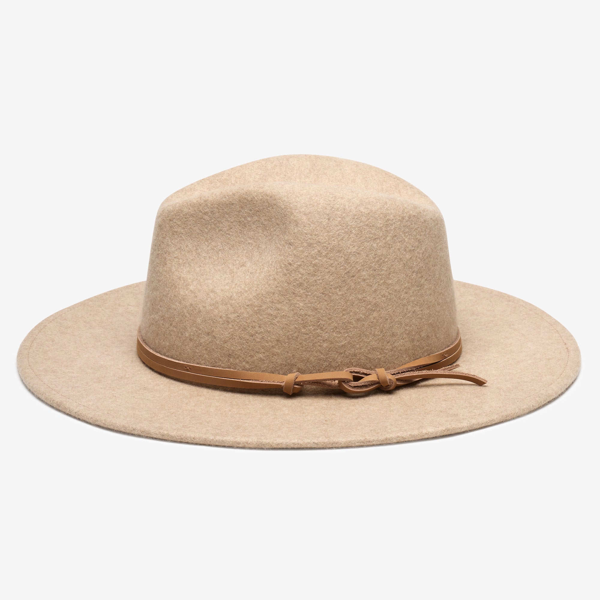 Tan Beige Wool Felt Rancher Hat Billie in Marle